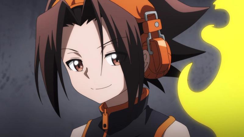 SK2 Shaman king anime manga main characters yoh asakura holding