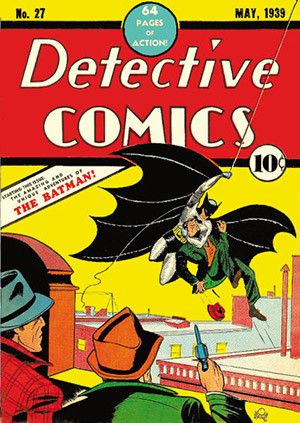 Batman's first appearance in DC Universe, 1939