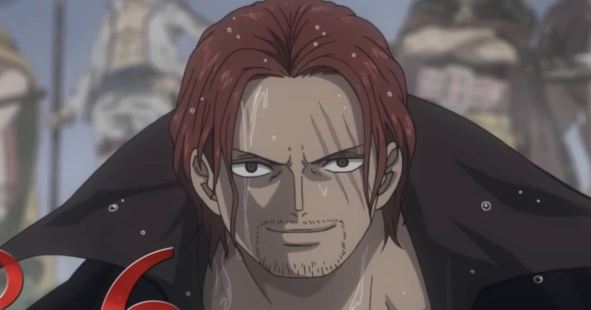 one piece red luffy shanks