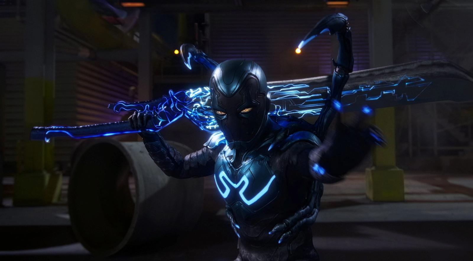 Blue Beetle crafts Jaime Reyes a new weapon