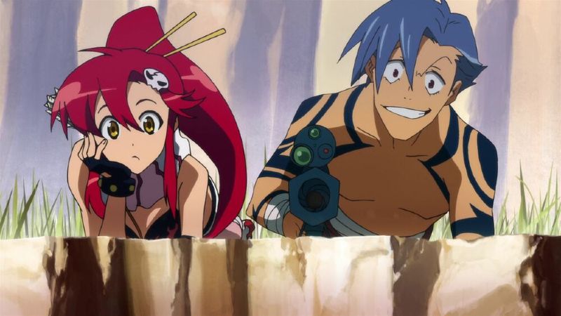 gurren lagann simon x yoko