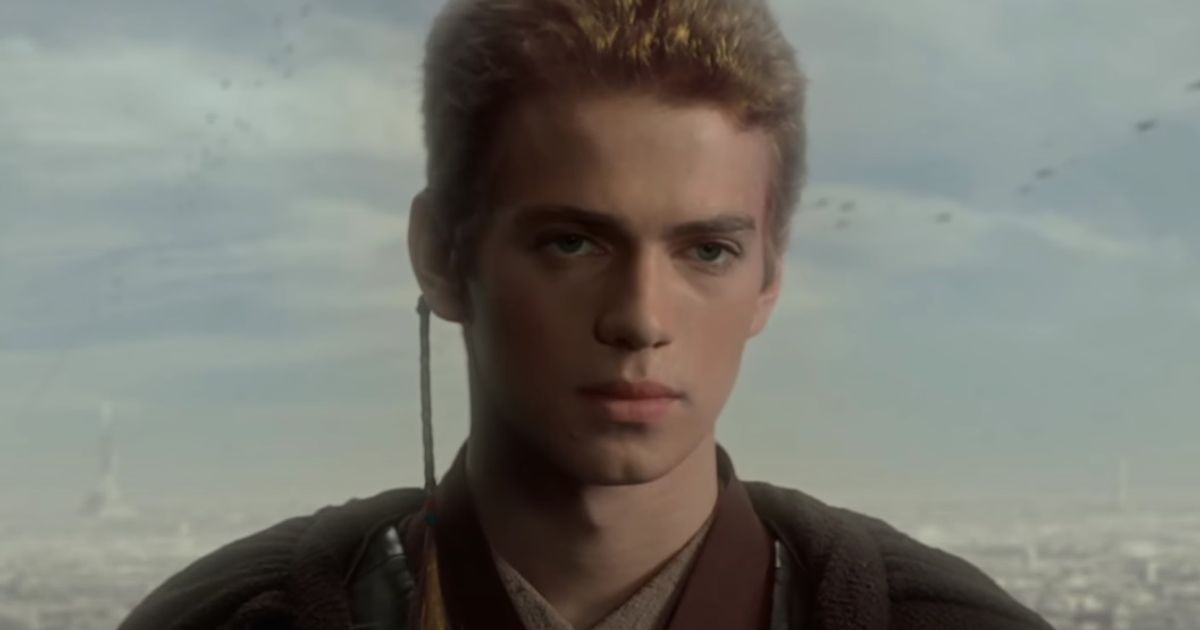 Hayden Christensen as Anakin Skywalker in Star Wars: Attack of the Clones