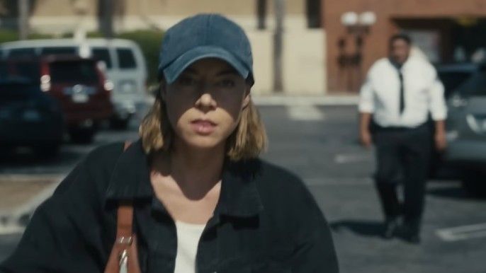 Aubrey Plaza as Emily in Emily the Criminal