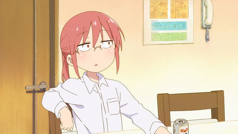 Kobayashi in Episode 4 of Miss Kobayashi's Dragon Maid S.
