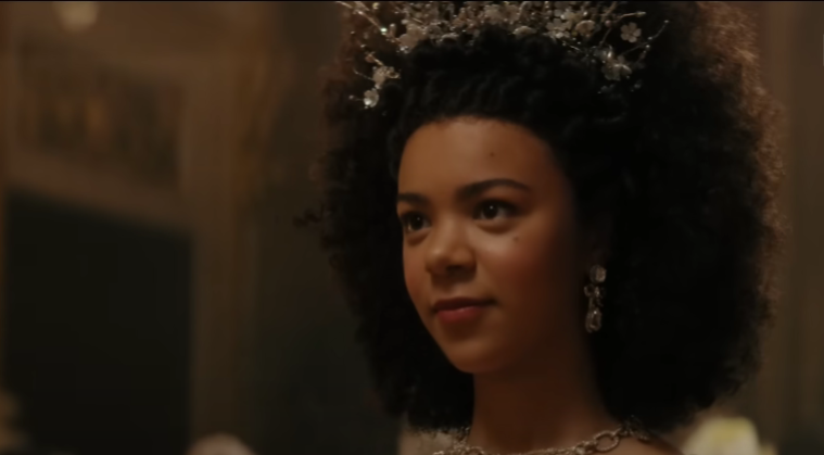 India Ria Amarteifio as young Queen Charlotte in Queen Charlotte: A Bridgerton Story