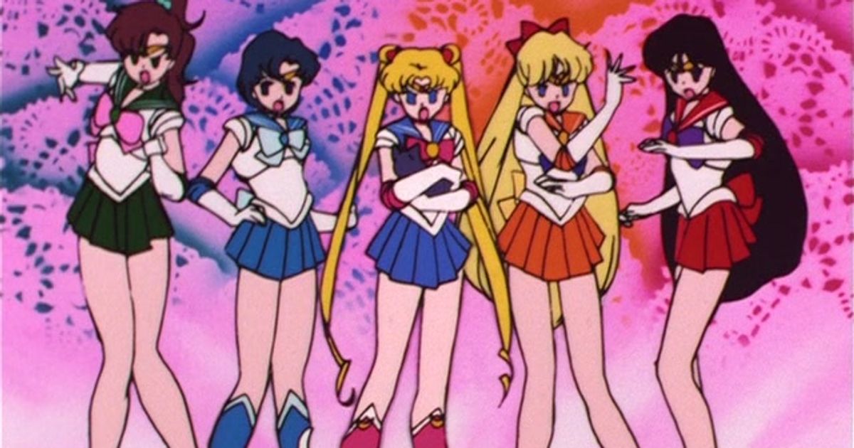 The five Sailor Scouts.