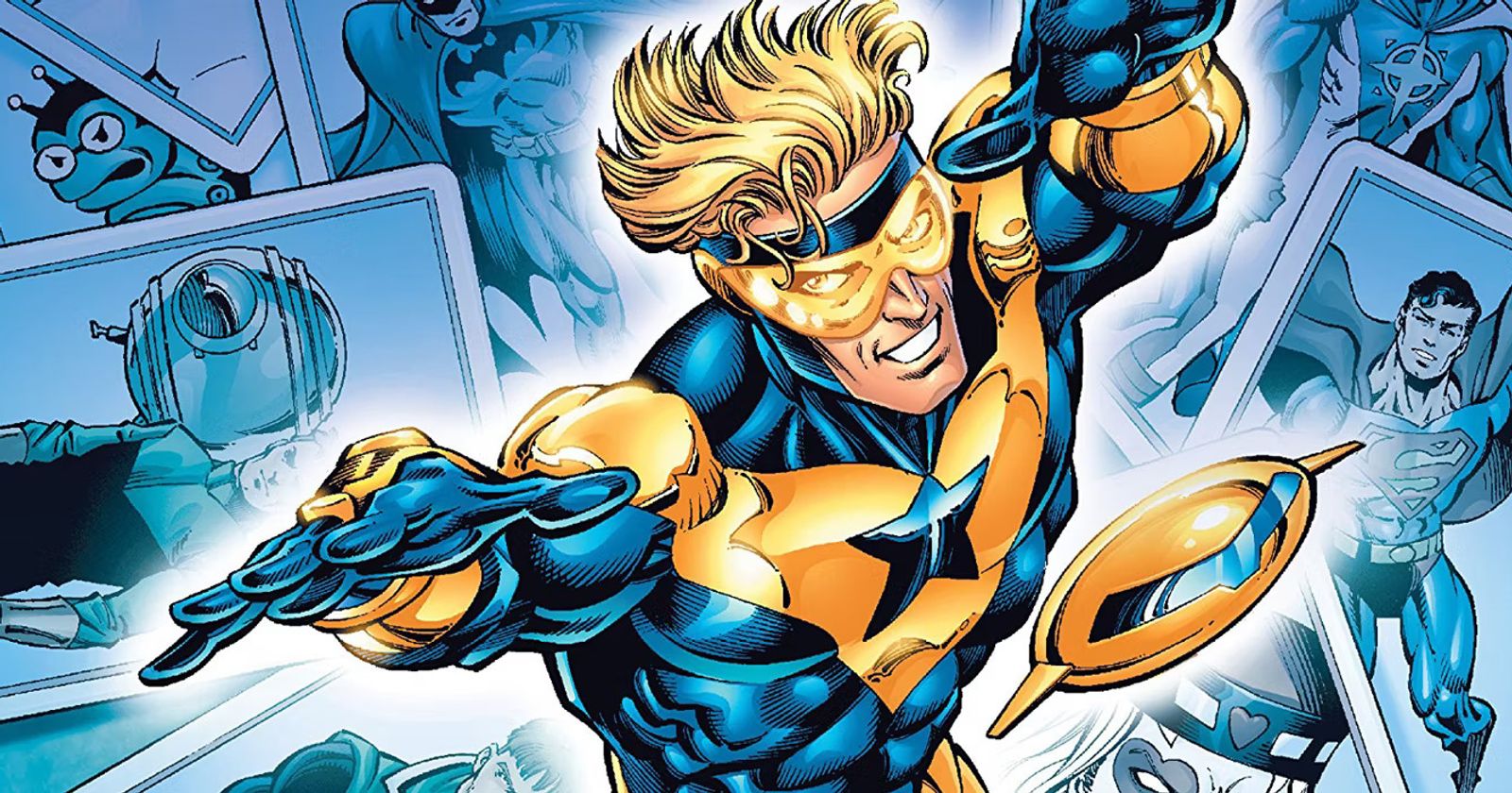 Does the BLUE BEETLE Mid-Credits Scene Tease Booster Gold? - Nerdist