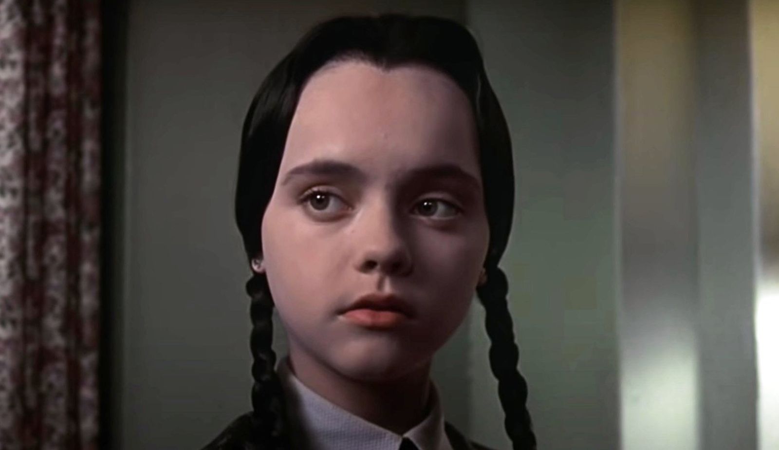 Christina Ricci as Wednesday Addams in The Addams Family, 1991; Addams Family Values, 1993