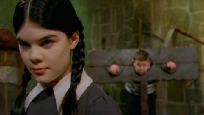 Nicole Fugere as Wednesday Addams in Addams Family Reunion, 1998; The New Addams Family, 1998-1999