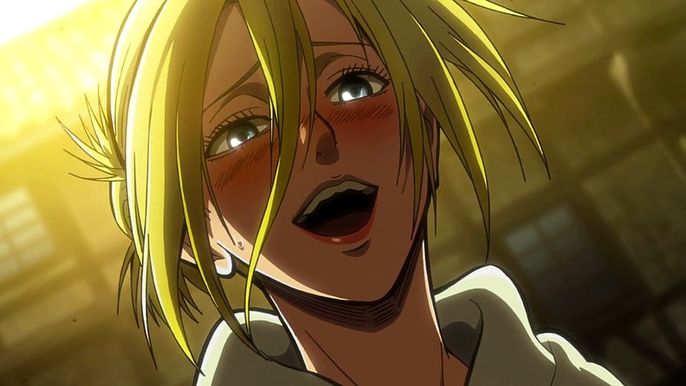 Fanservice Moments in Attack on Titan Annie