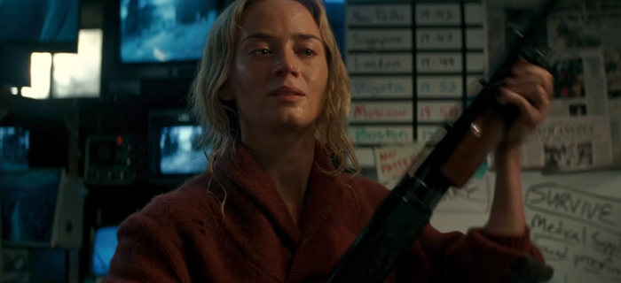 Emily Blunt as Evelyn Abbott in A Quiet Place Part II