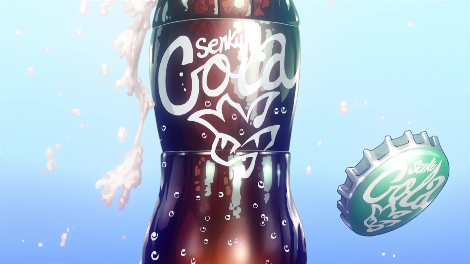 Senku Cola from Dr. Stone