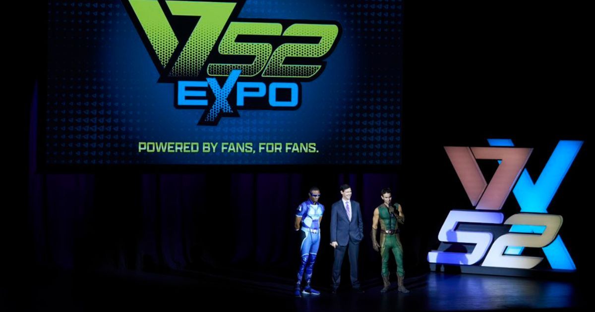 The V52 expo stage from the boys
