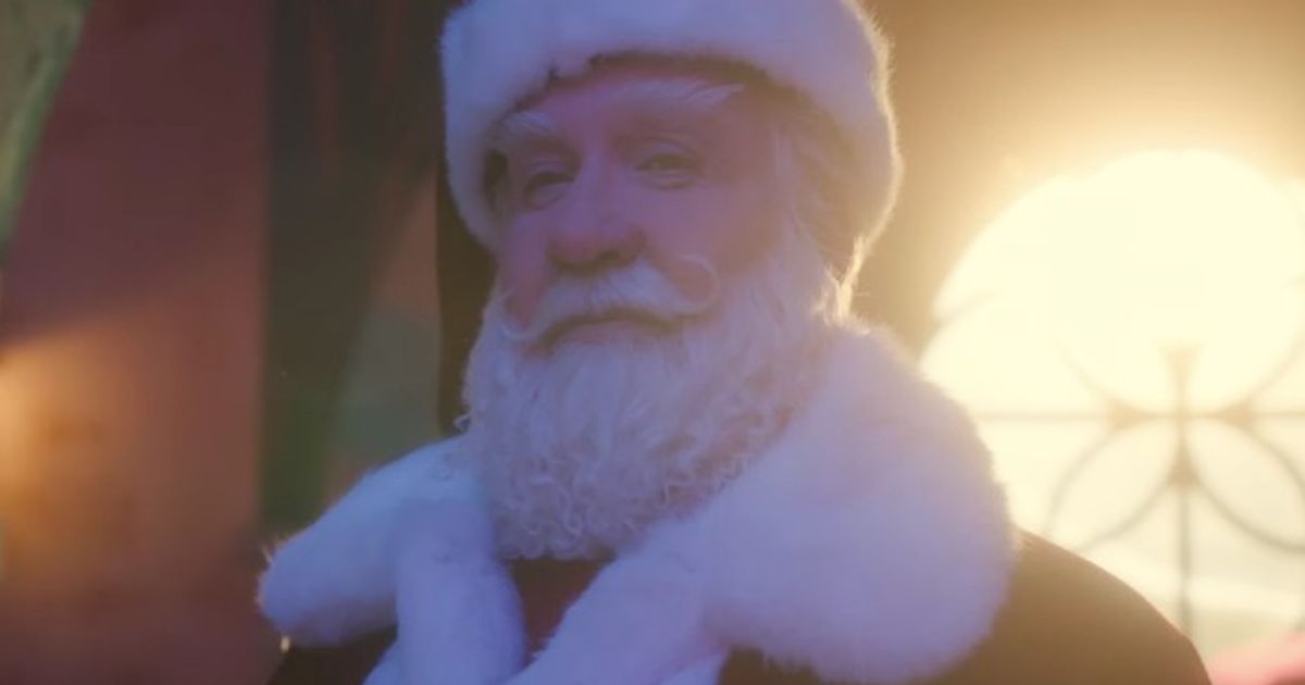Tim Allen as Scott Calvin/Santa Clause in The Santa Clauses