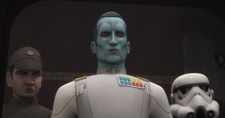 Grand Admiral Thrawn in Star Wars Rebels.